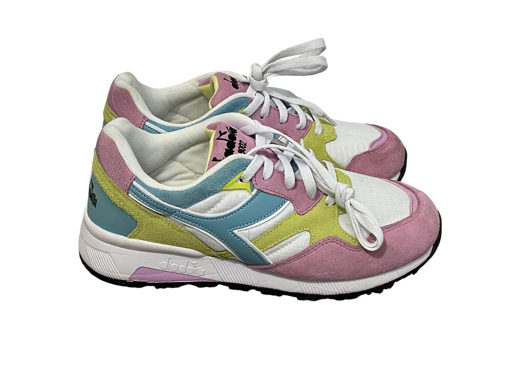 Diadora N9002 Shoes Womens Size 7.5 Multicolor Suede Mesh Colorblock 501.178038